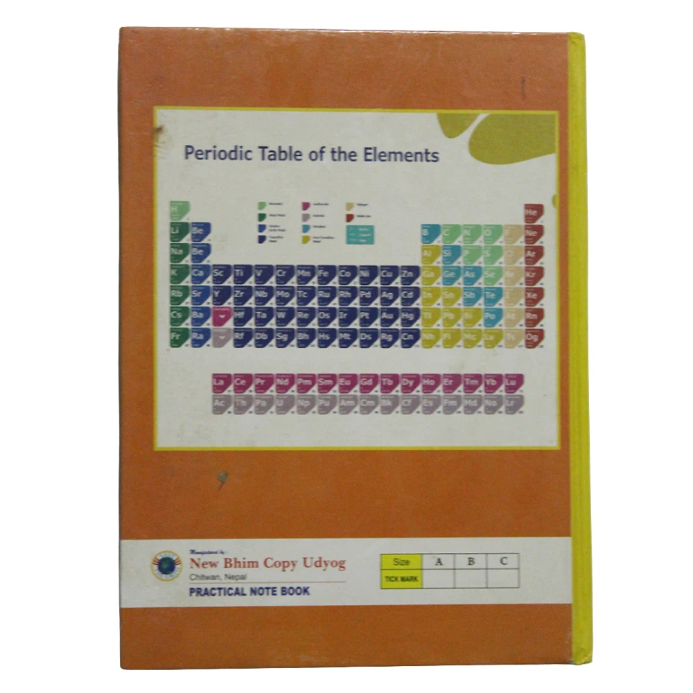 Product photo of Pratical Note Book Science / Size C - MRP:100