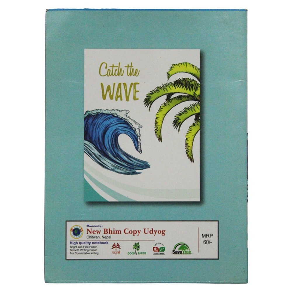 Product photo of Catch the Wave Notebook MRP 60 - (Buy 3 pcs Get 1pcs Free)