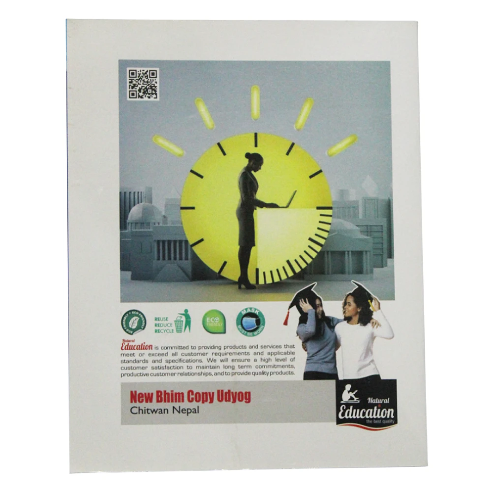 Product photo of Flat Notebook / Natural Education MRP: 150 (Buy 3 get 1 free)