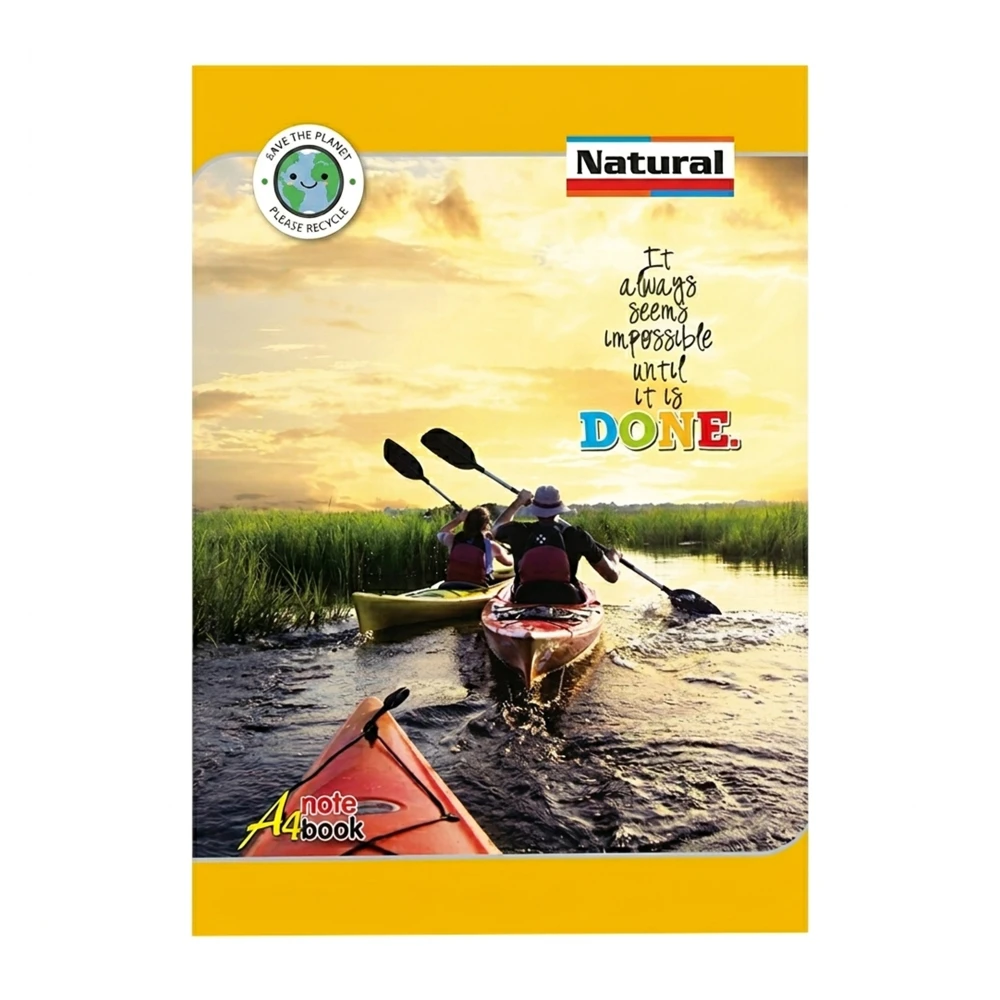 Product photo of A4 Notebook / Natural MRP: 120 (Buy 3 get 1 free)