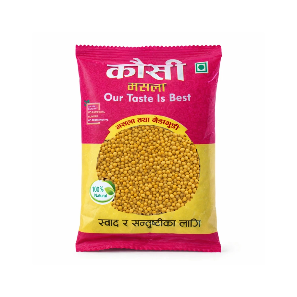 Product photo of Kausi Yellow Mustard 25g - ( 20pcs Pack )